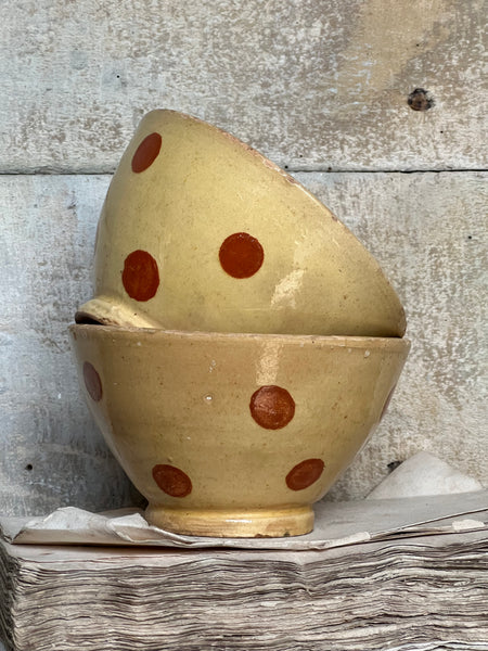 Vintage Dotty Bowls