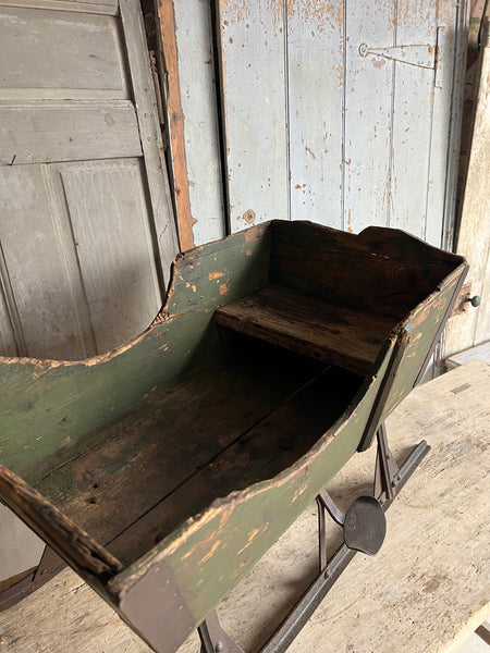 Antique Green Sleigh