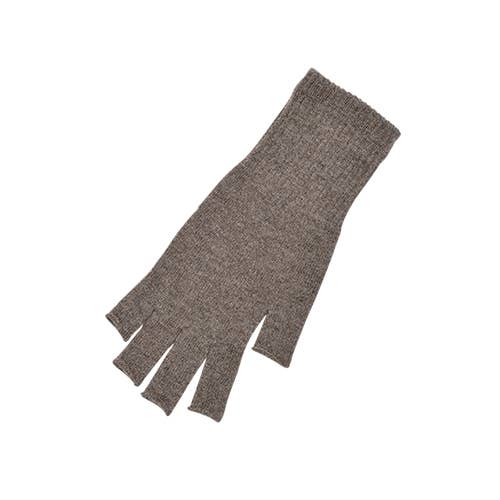 Memeri Fingerless Merino Wool Gloves - Mocha