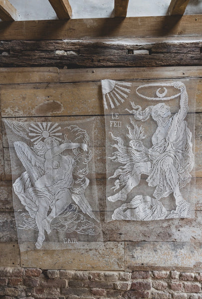 Gorgeous Antique Air & Fire Lace