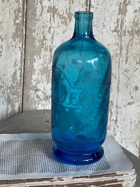 Blue Vintage V Dennis Bottle