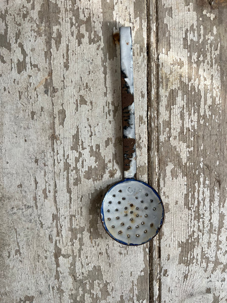 Small Vintage Enamel Strainer