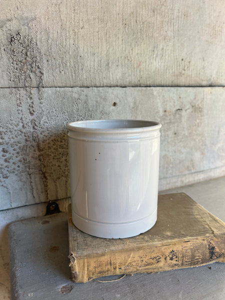 Vintage Creil Montereau French Confiture Pot