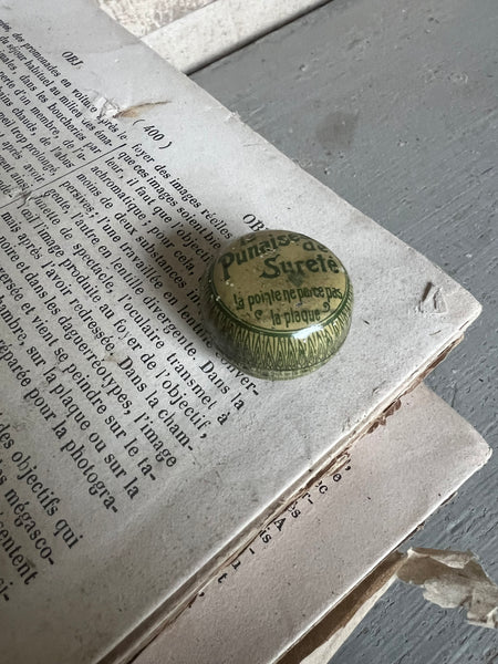 Sweet Vintage French Tin