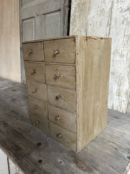 Beautiful Chippy Paint French Drawers