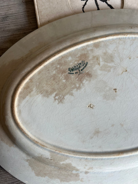 Buttery Creil et Montereau Large Platter