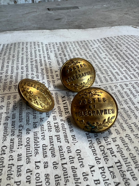 Postal Telegram Workers Buttons