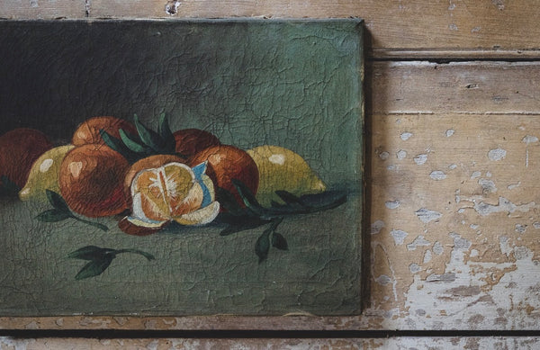 French Fruit Oil Painting on Canvas