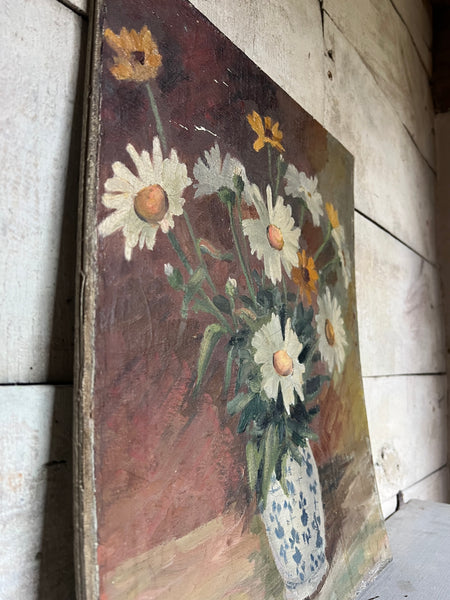 Floral Oil on Board