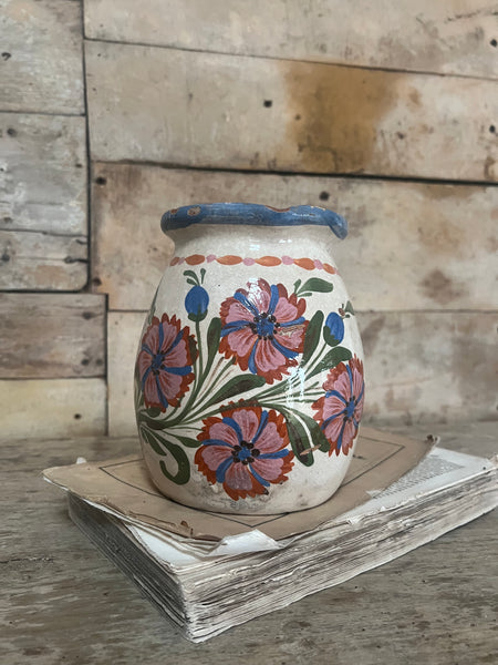 Large Vintage Painted Jug