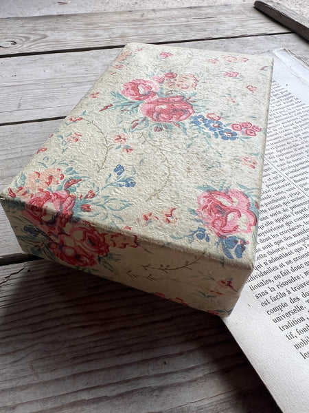 Vintage French Paper Cosmetic Box