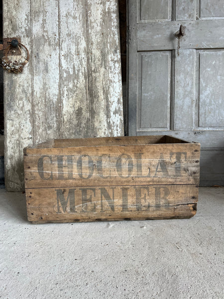 Vintage Chocolat Menier Crate