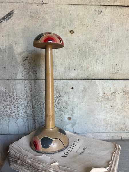 Pink vintage Hand Painted Hat Stand