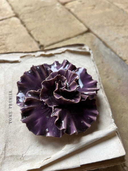 Vintage Clay Flower