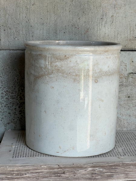 Huge Buttery Terre De Fer Confiture Pot