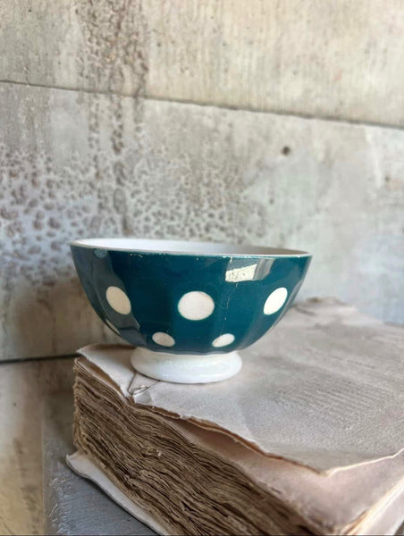 Rustic French Spots Cafe au Lait bowl