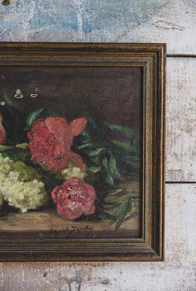 French Vintage Framed Floral