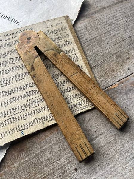 1930s Vintage Rabone Wooden 2ft  Rule