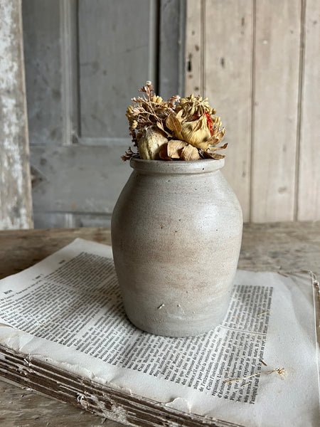 Antique French Stoneware Bottle