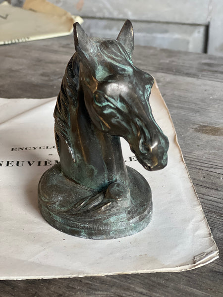 Vintage French Horses Head