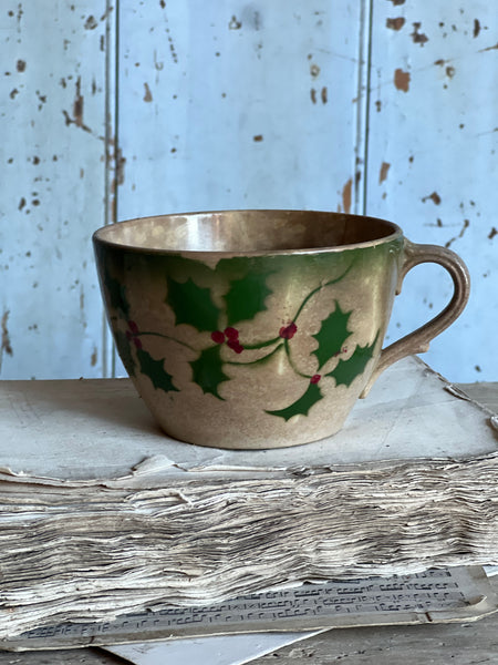 Stunning Aged Vintage French Cup