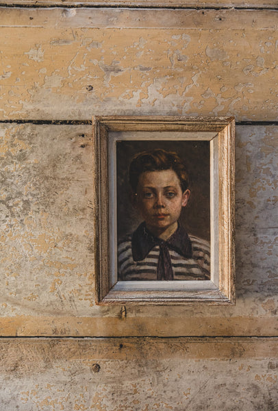 Framed Portrait Oil Painting