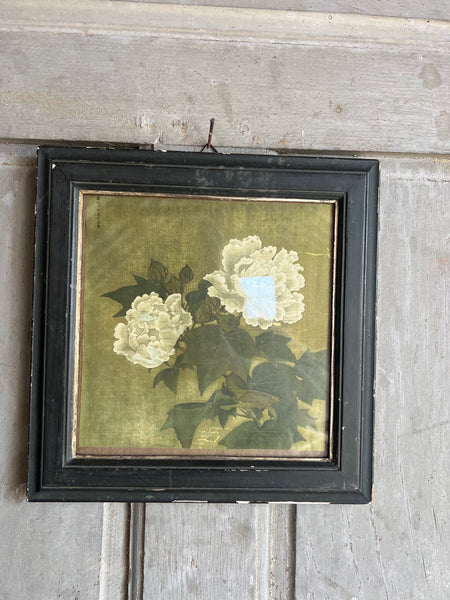 Vintage Framed Chinese Plate