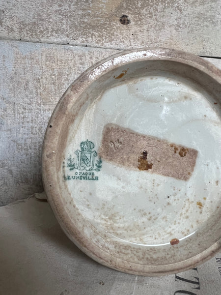 Antique Large Ironstone Confiture Pot