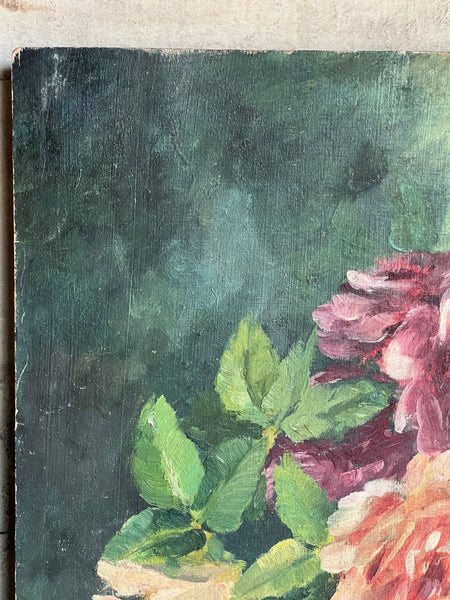 Floral Oil on Board