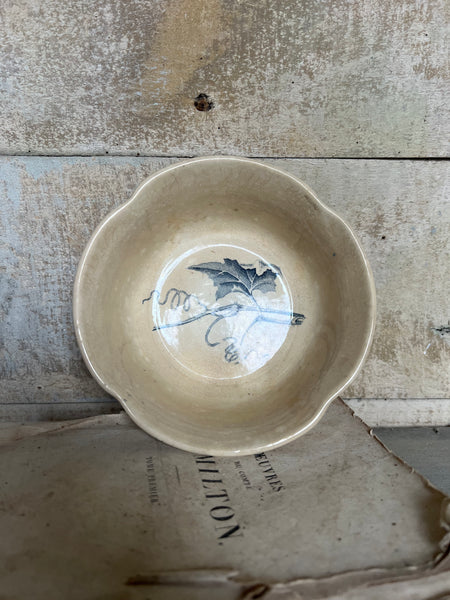 French Buttery Transferware Bowl