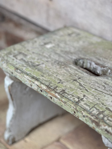 Large Vintage French Stool