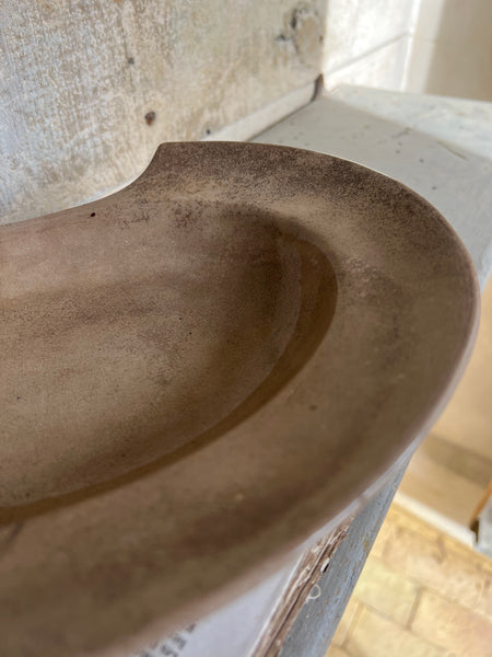 Antique Crazed Shaving Dish