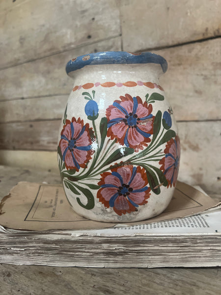 Large Vintage Painted Jug