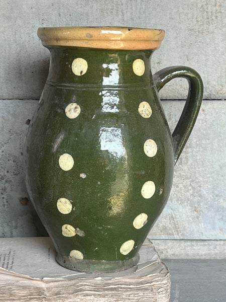 Stunning Spotted Green Pot