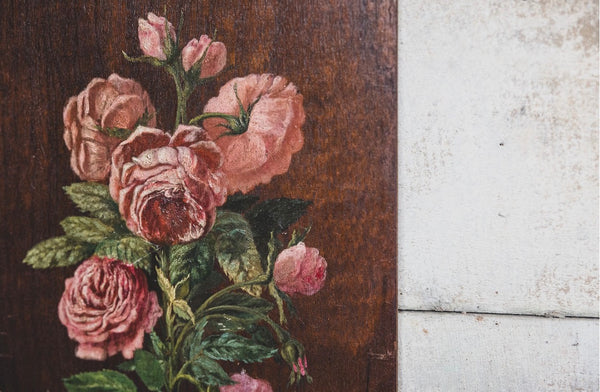 Vintage Floral Oil Painting