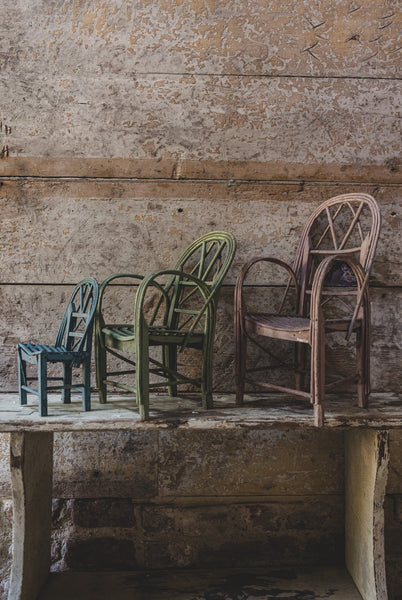 Sweet Vintage Colourful French Chairs