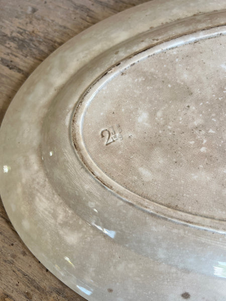 Beautifully Worn Vintage Platter