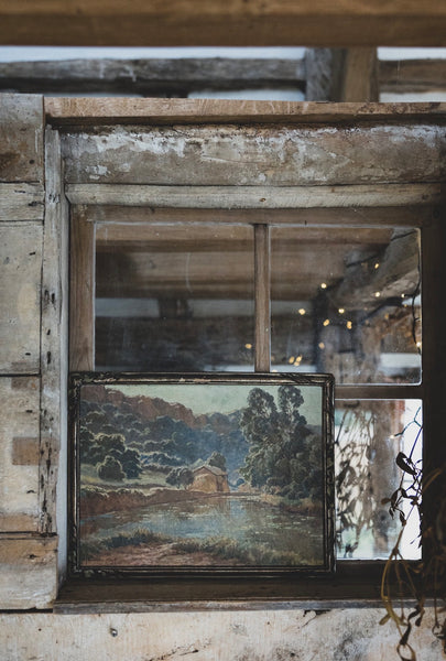 Framed French Landscape Painting
