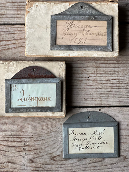 Vintage French Wine Tags
