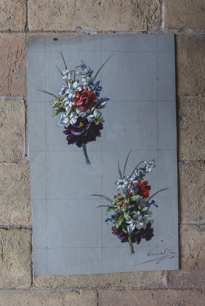 Gorgeous Floral Vintage Painting