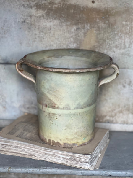 Stunning Italian Confit Jar, Handled