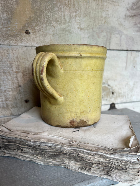 Vintage French Yellow Jug