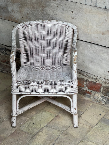 Sweet Chippy Paint Vintage French Child’s Chair