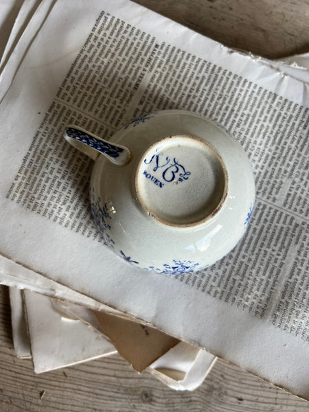 Sweet Floral Transferware Cup