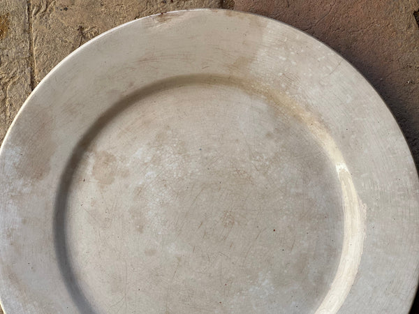 Vintage French Sarreguemines Ironstone Plate