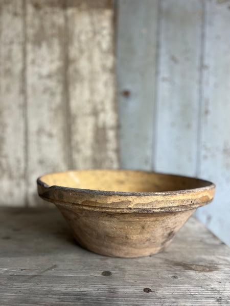 French Earthenware Mixing Bowl