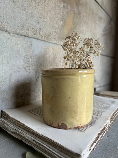 Antique Rustic Confiture Pot