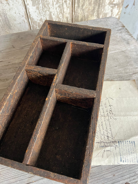 Vintage Wooden Cubby