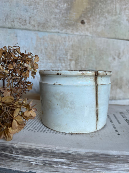 Antique French Wide Jar