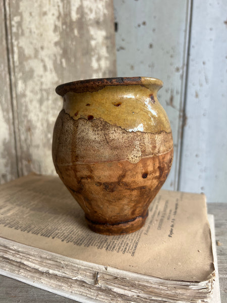 Rustic Glazed Earthenware Pot